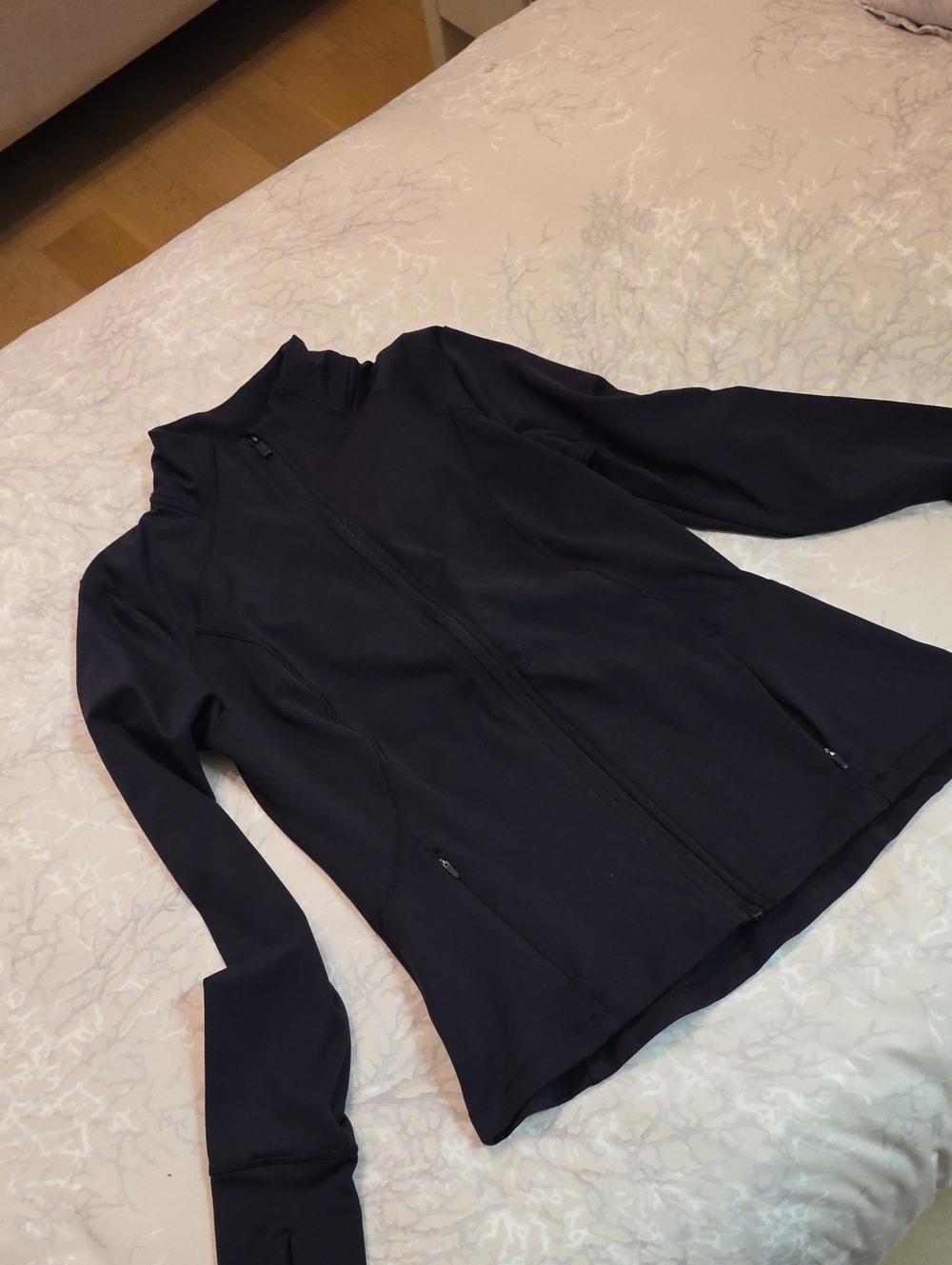 all in motion Women's Black Full-Zip Utility Jacket